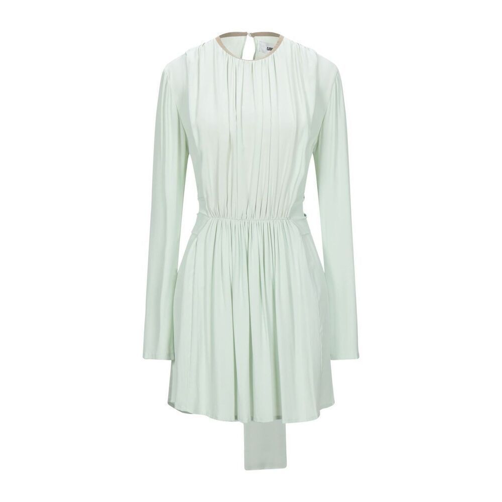 Grifoni NWT Lightweight Long Sleeve Pleated Dress in Light Green Size IT 44/US 8
